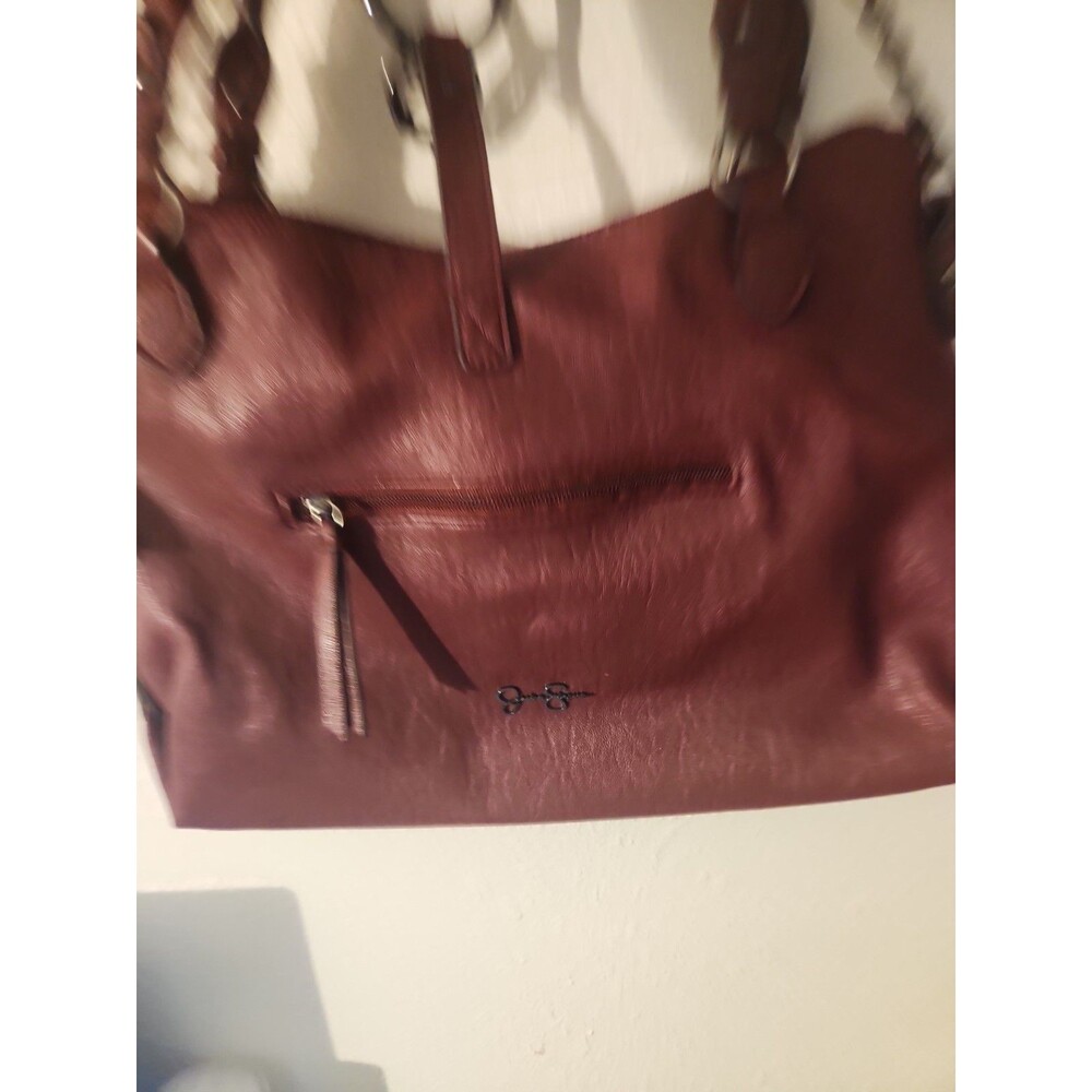 Jessica Simpson Large Red/Maroon Satchel Shoulder Bag